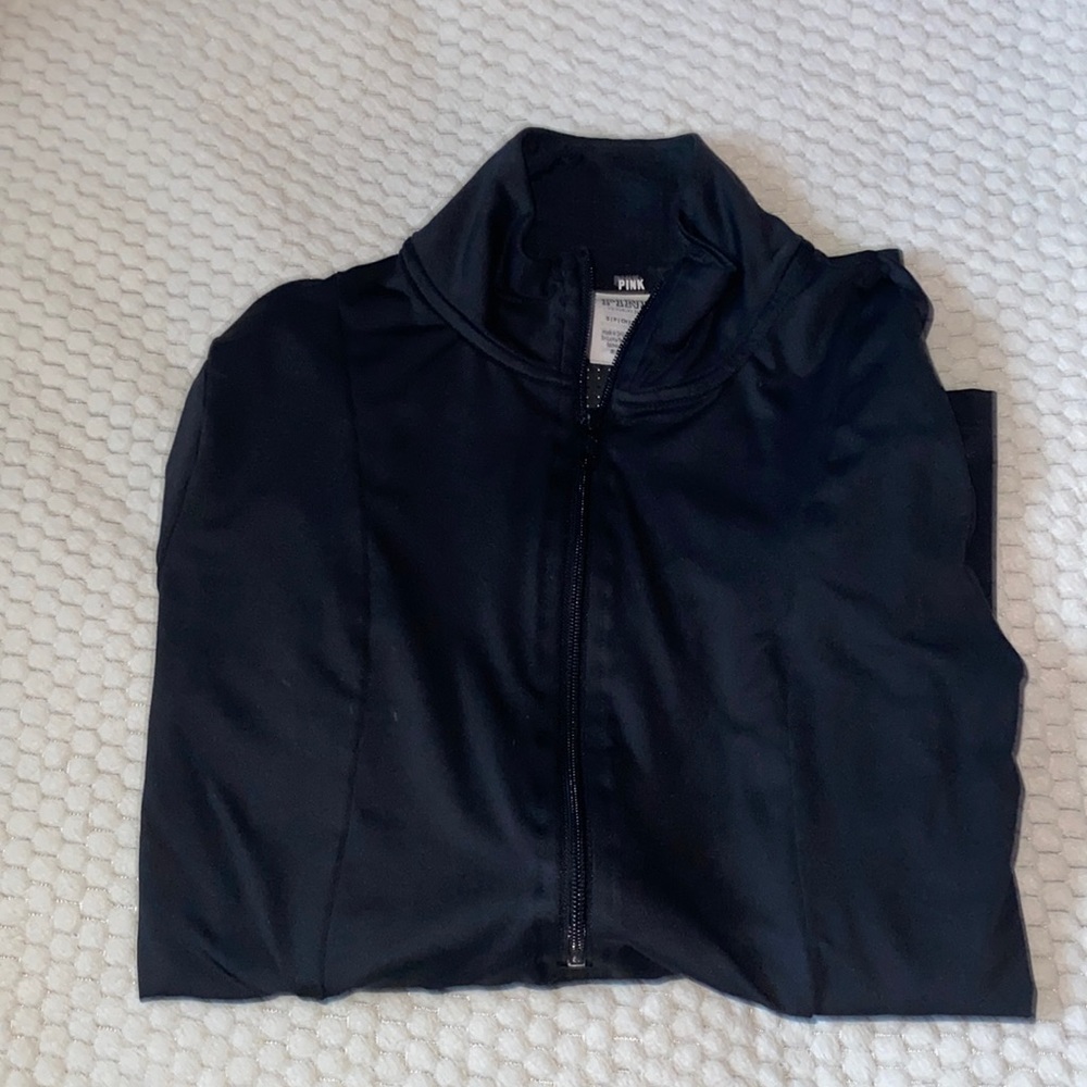 Pink: Zip-up sweater